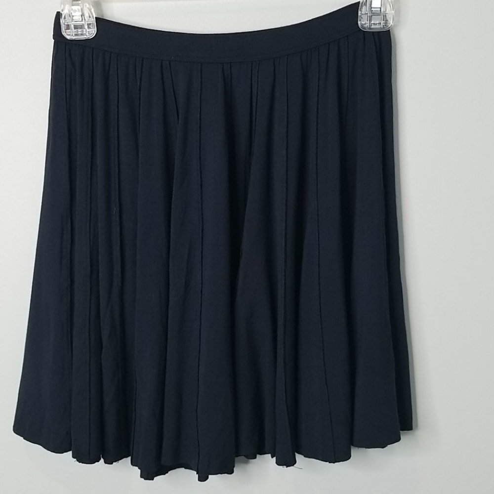 HOLLISTER navy blue circle twirl skirt XS